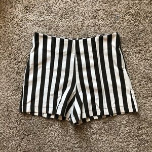 Brandy Melville B&W High Waisted Shorts